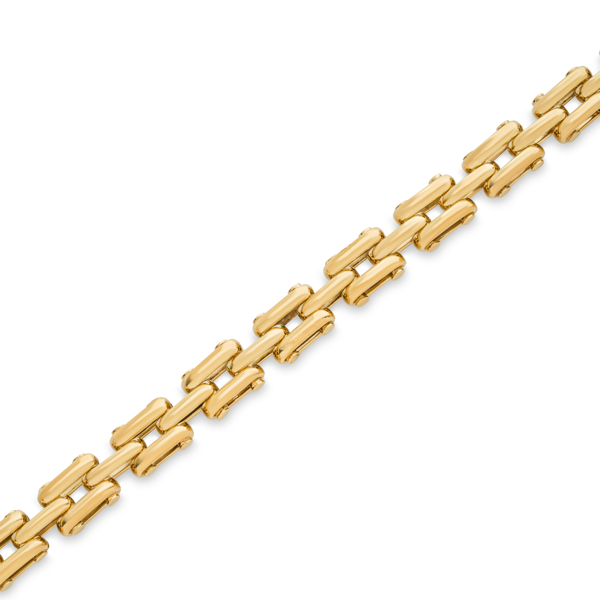 Yellow Gold Link Bracelet | Rich Diamonds